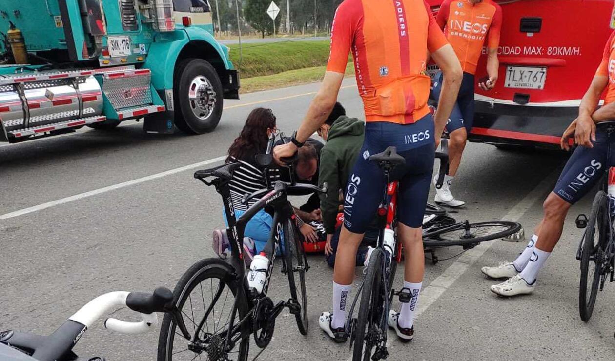 accidente Egan Bernal