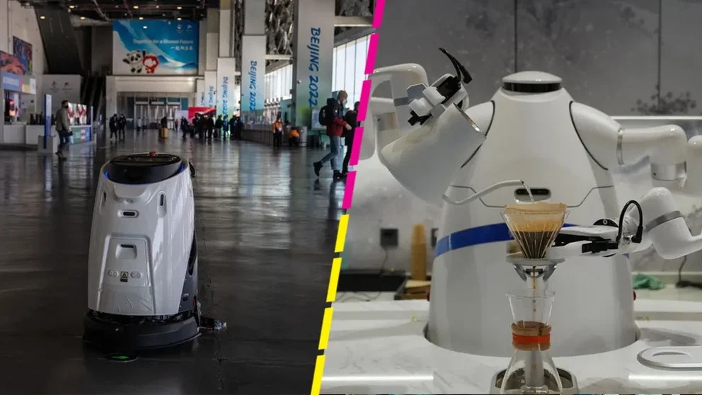 Robots café olímpicos